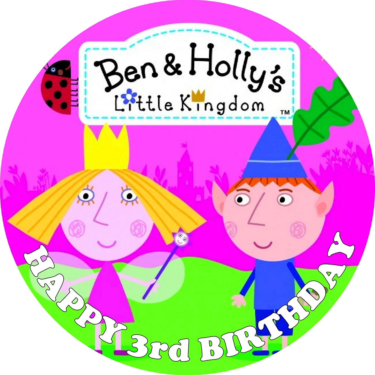 Бен и Холли логотип. Картинка из мультфильма