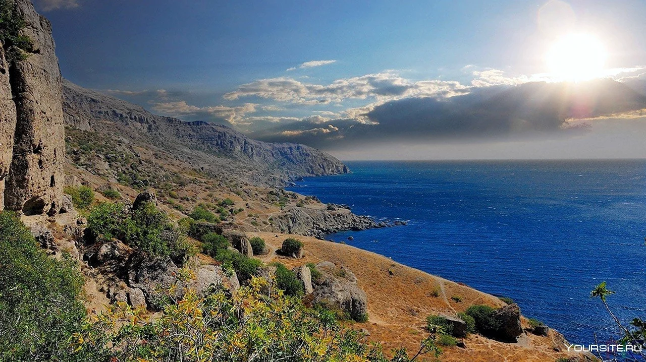 Береговая линия Крыма. Красивая картинка