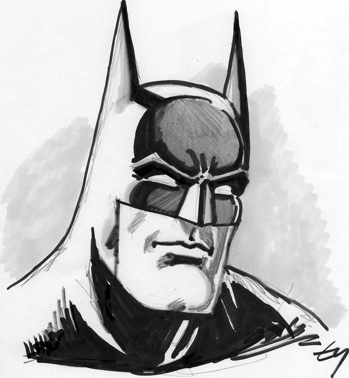 Бэтмен нарисовать. Для срисовки