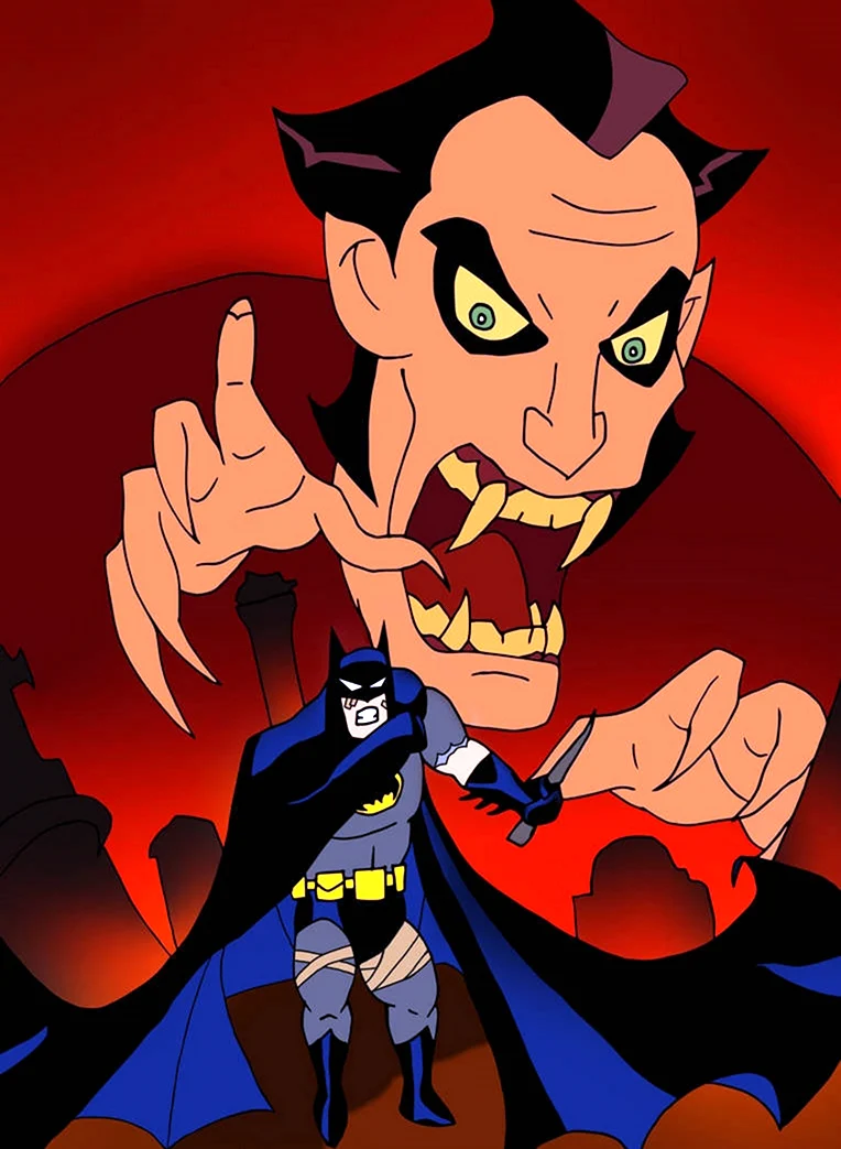 Бэтмен против Дракулы вампир. Картинка