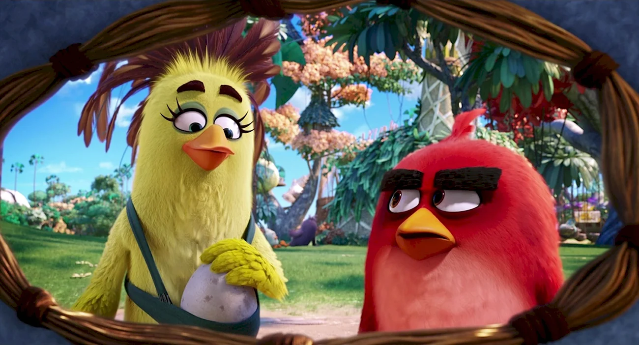 Blu-ray. Angry Birds в кино. Картинка из мультфильма