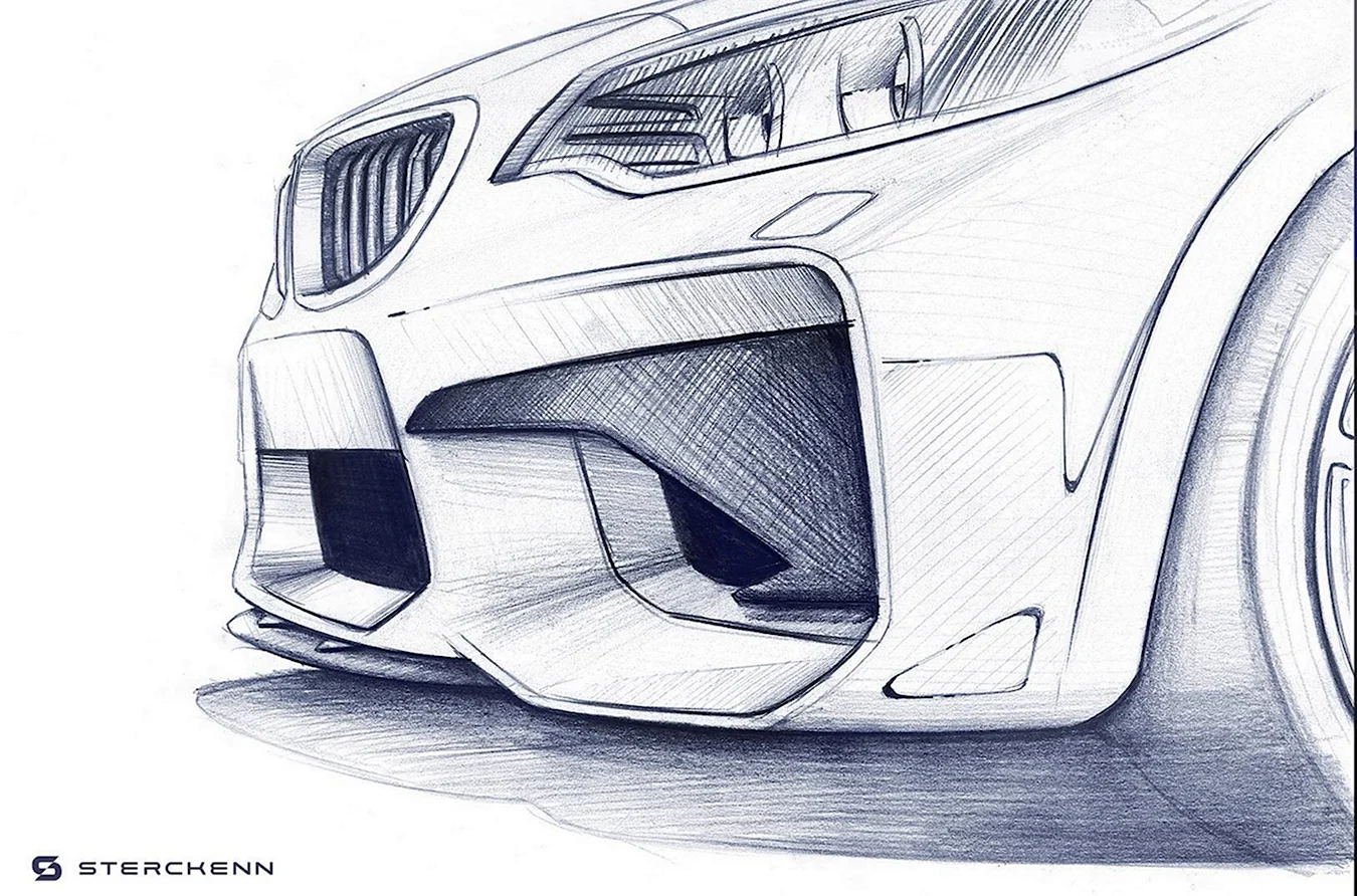 BMW m3 Sketch. Для срисовки