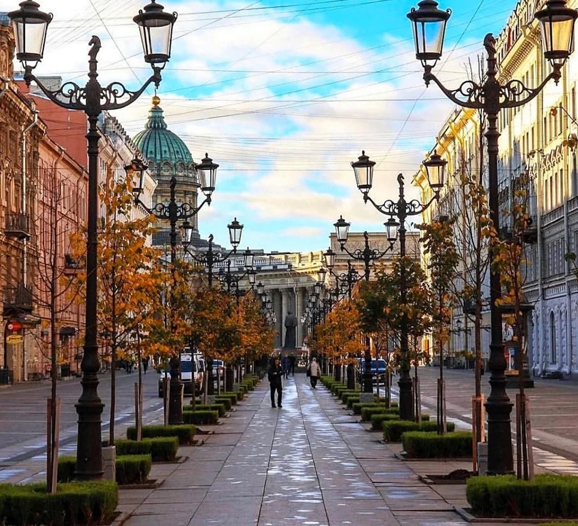 Большая Конюшенная улица Санкт-Петербург. Красивая картинка