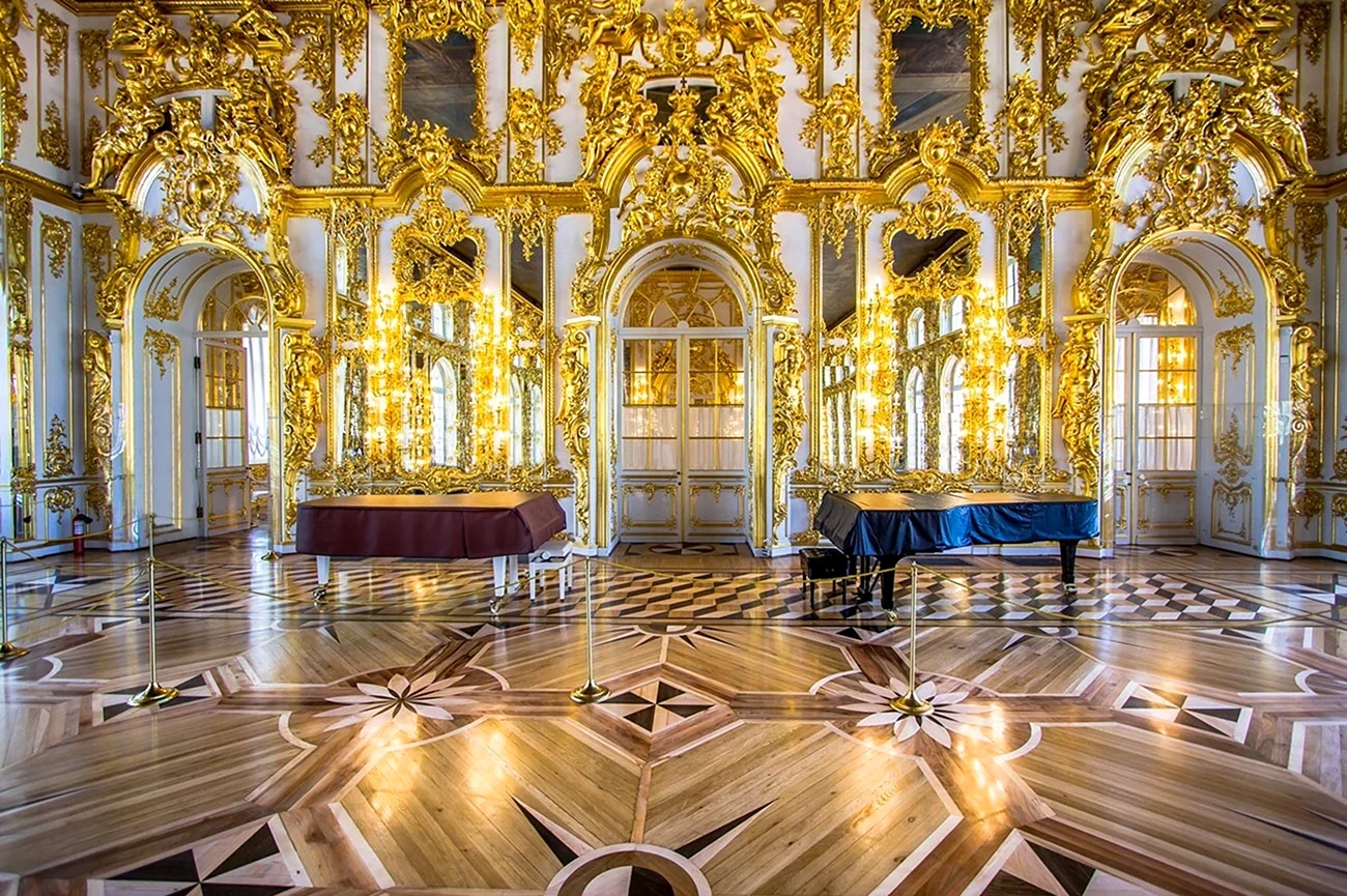 Большой Екатерининский дворец Санкт-Петербург. Красивая картинка