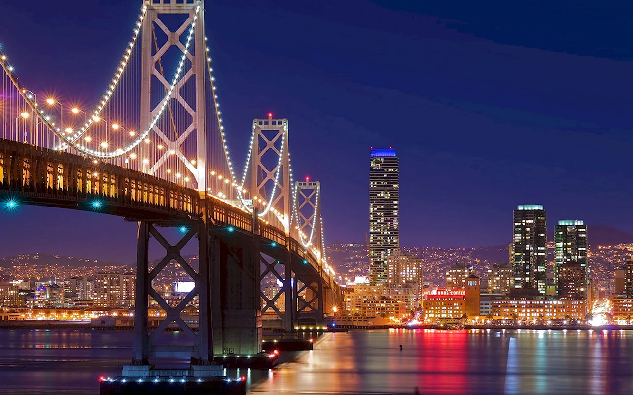 Бруклинский мост Сан Франциско. Красивая картинка