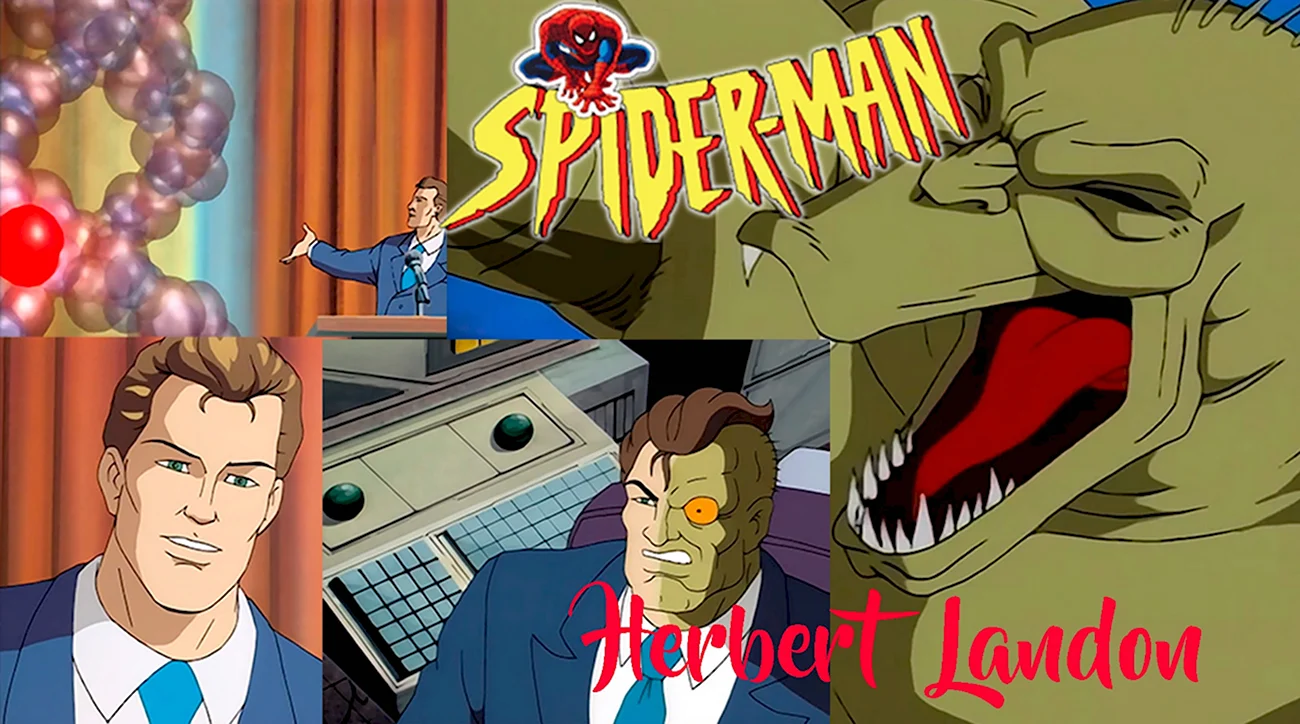 Человек паук 1994 доктор Лэндон. Картинка из мультфильма