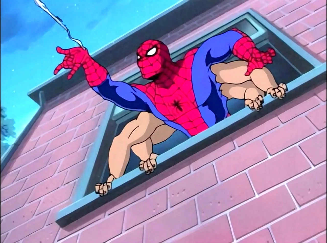 Человек паук 1994 шесть рук. Картинка из мультфильма