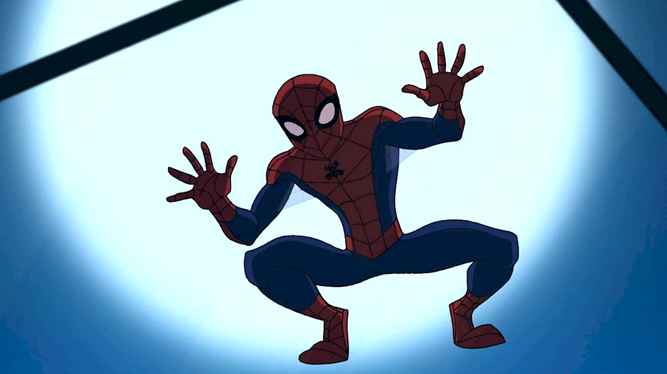 Человек паук 2009 мультфильм. Картинка из мультфильма