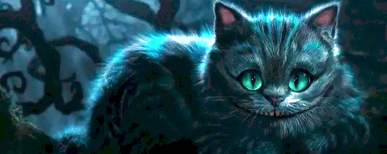 Чеширский кот из Алисы в стране чудес фильм. Красивое животное