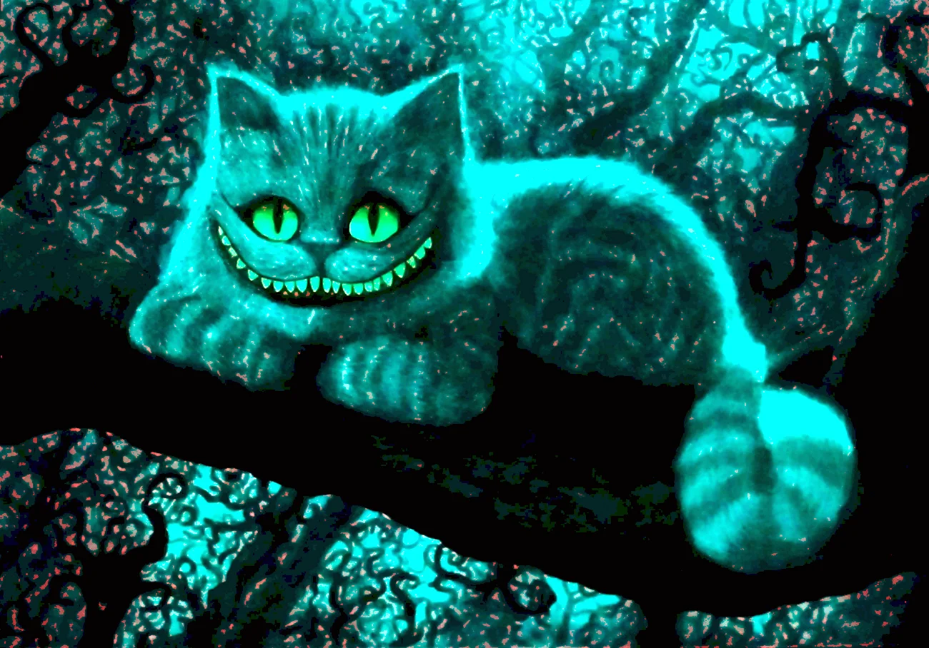 Чеширский кот Тима Бертона. Картинка