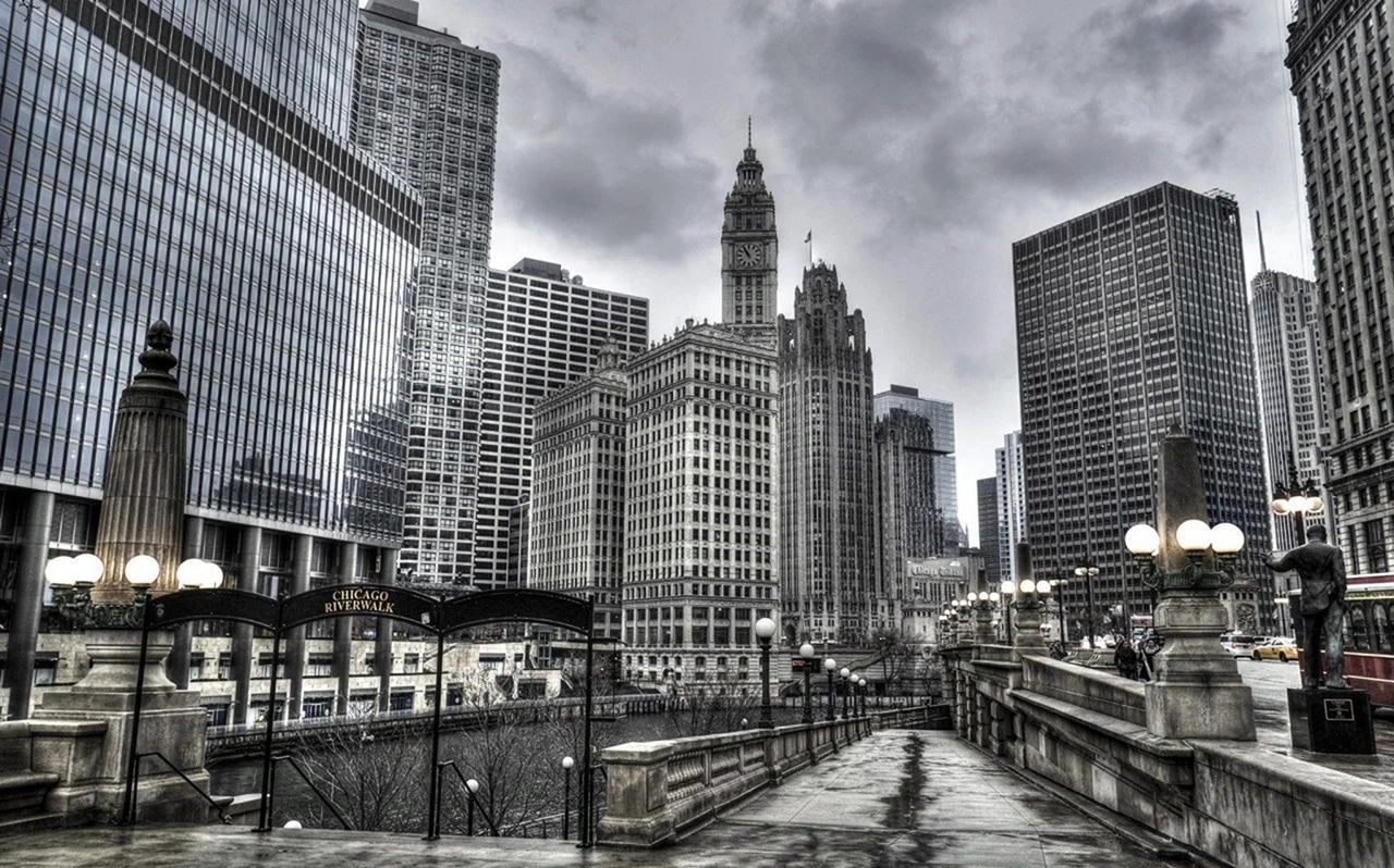 Чикаго Иллинойс. Красивая картинка