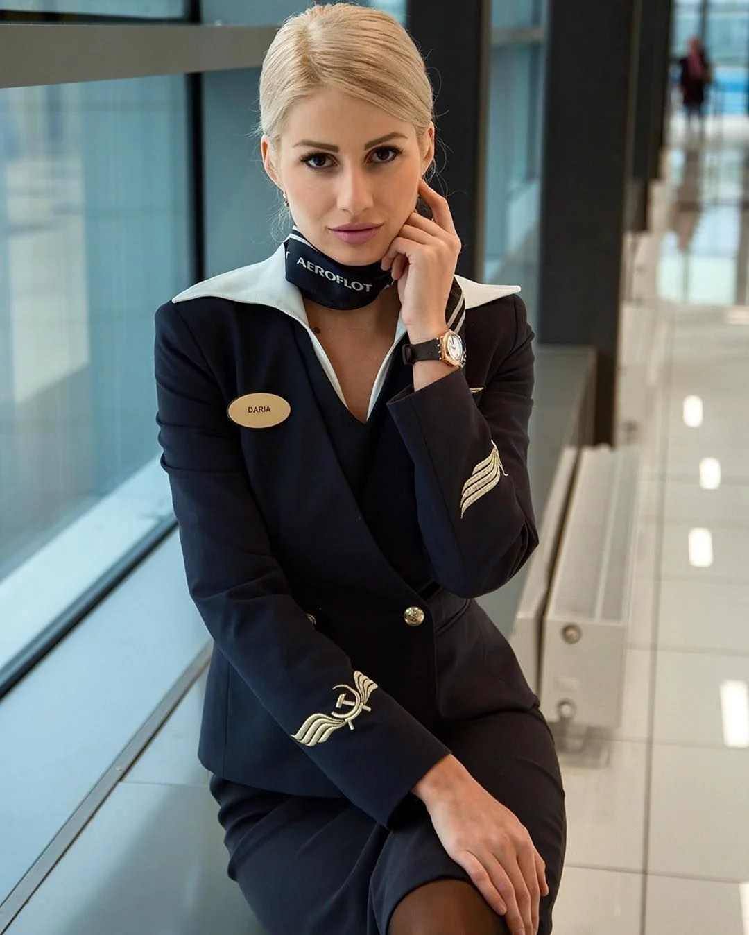 Даша Орлова стюардесса. Красивая девушка