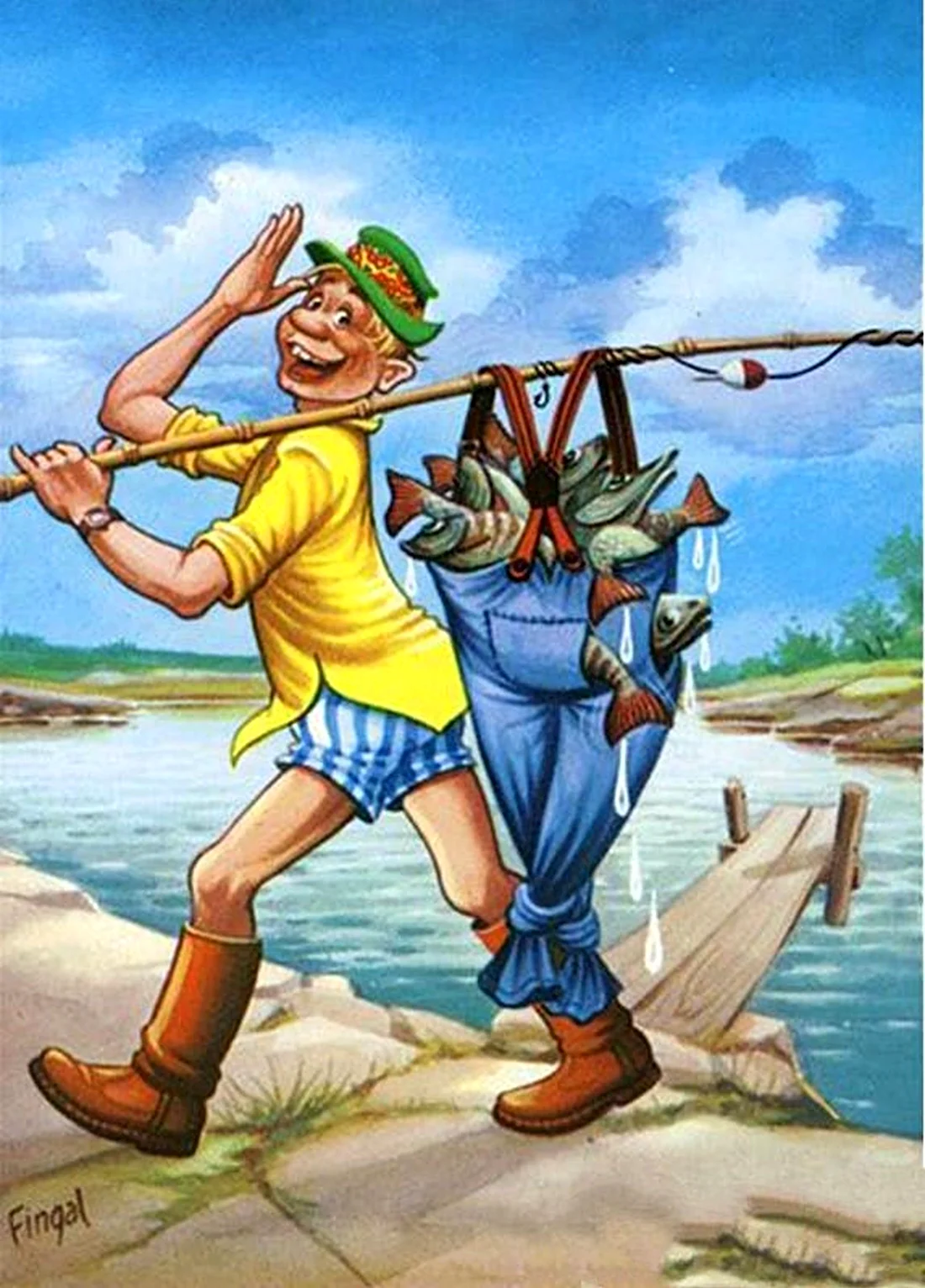 День рыбака. Анекдот в картинке
