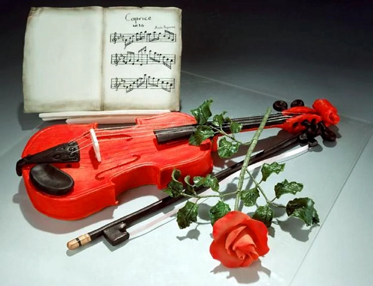 День скрипки. Красивая картинка