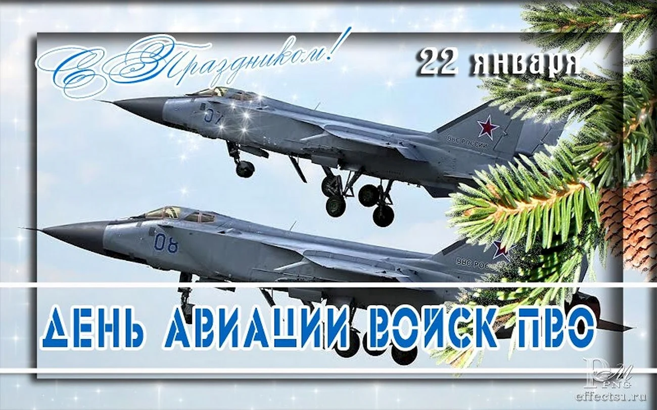 День войск авиации ПВО РФ. Поздравление