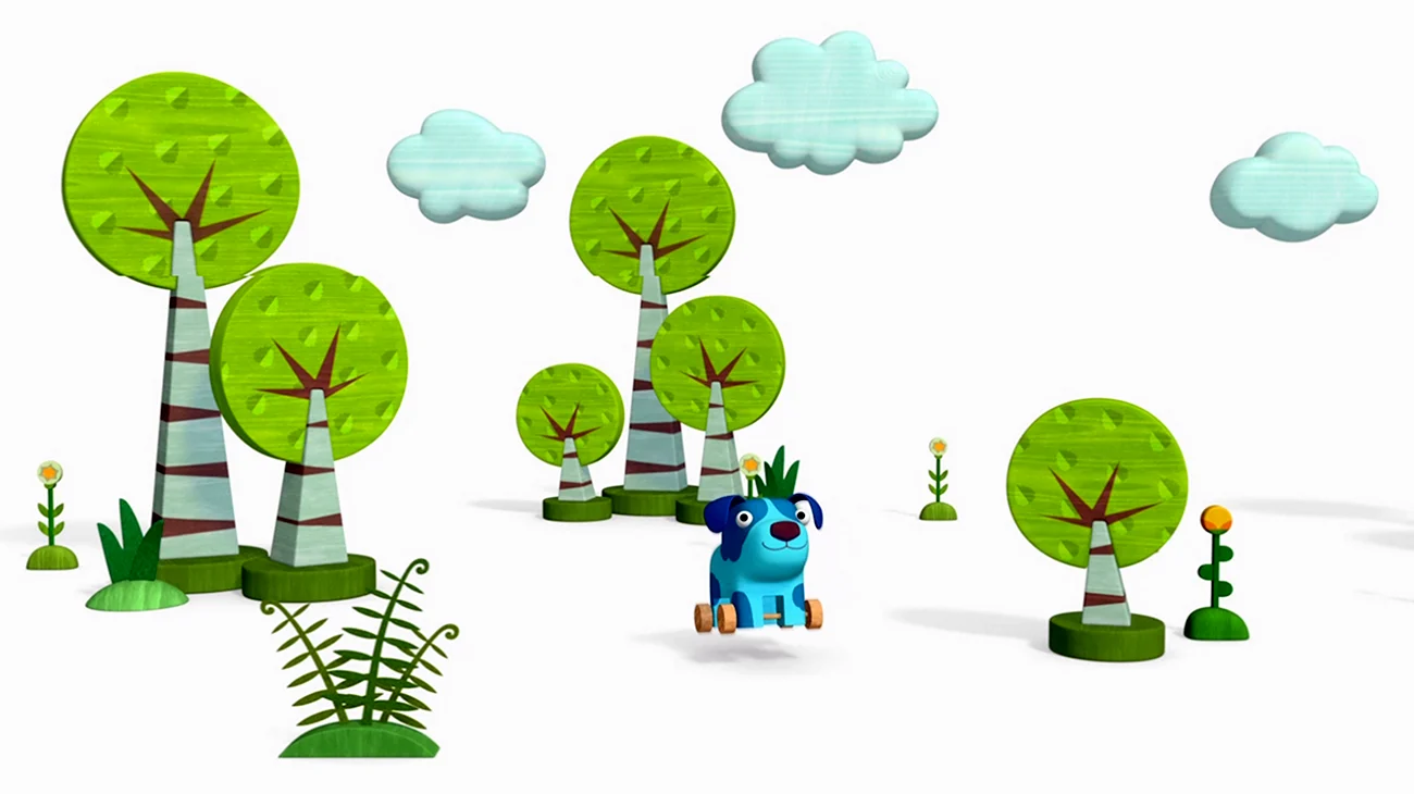 Деревяшки Карусель. Картинка из мультфильма