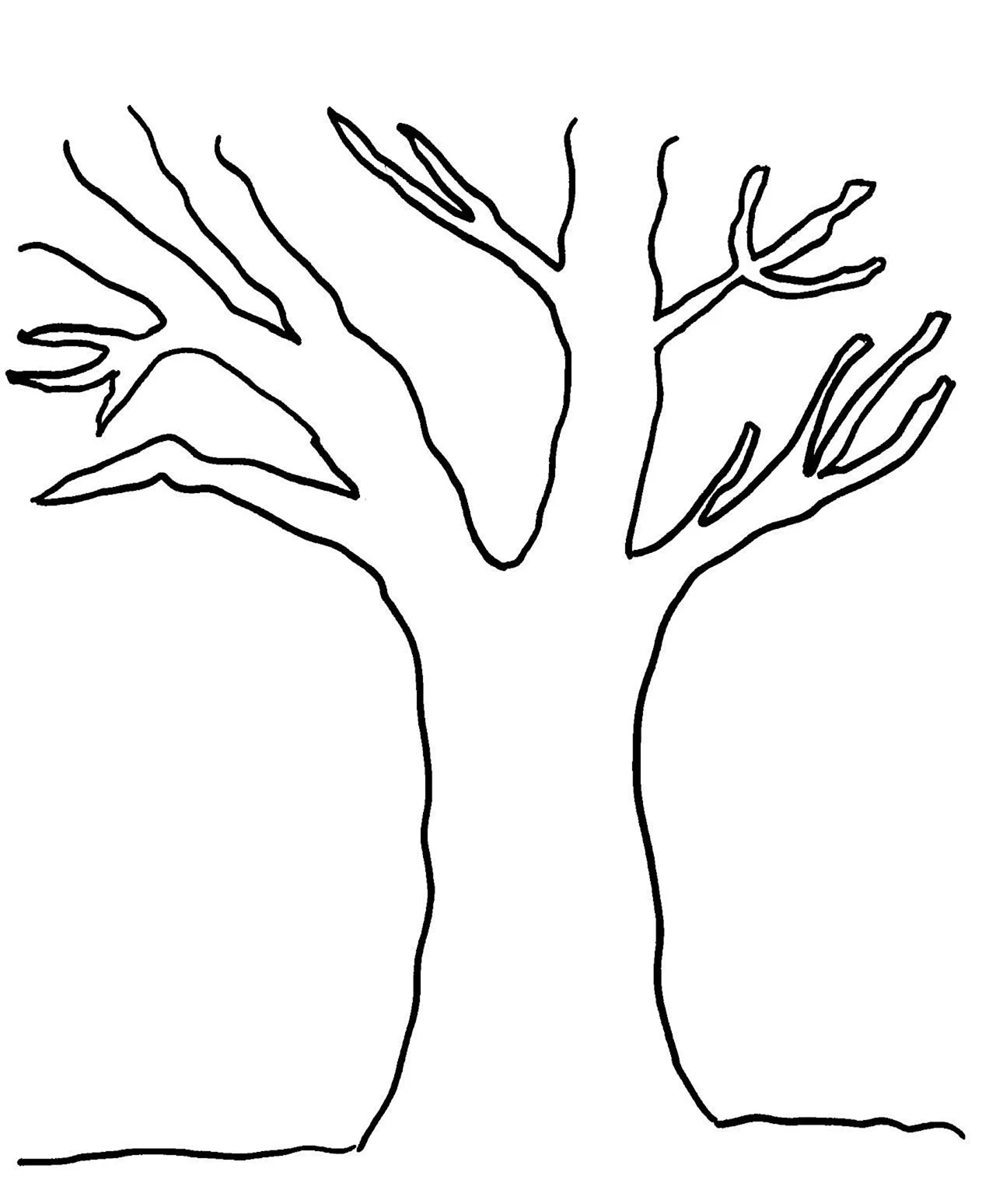 Дерево для раскрашивания. Своими руками