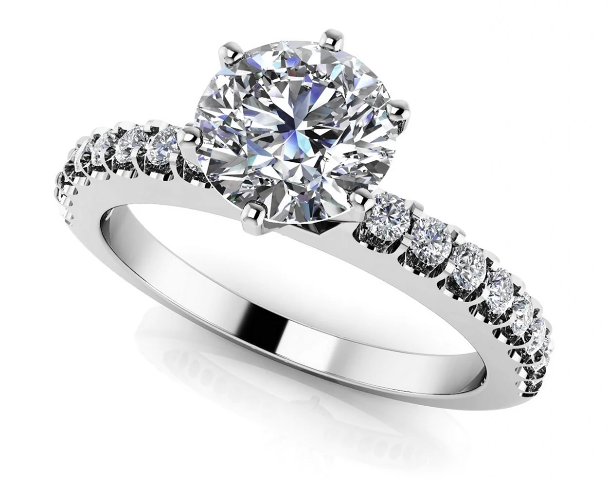 Диамонд кольцо с бриллиантами. Красивая картинка