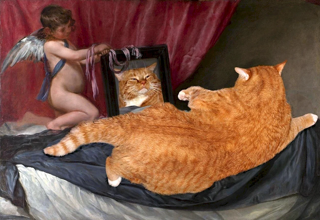 Диего Веласкес Венера перед зеркалом. Красивое животное