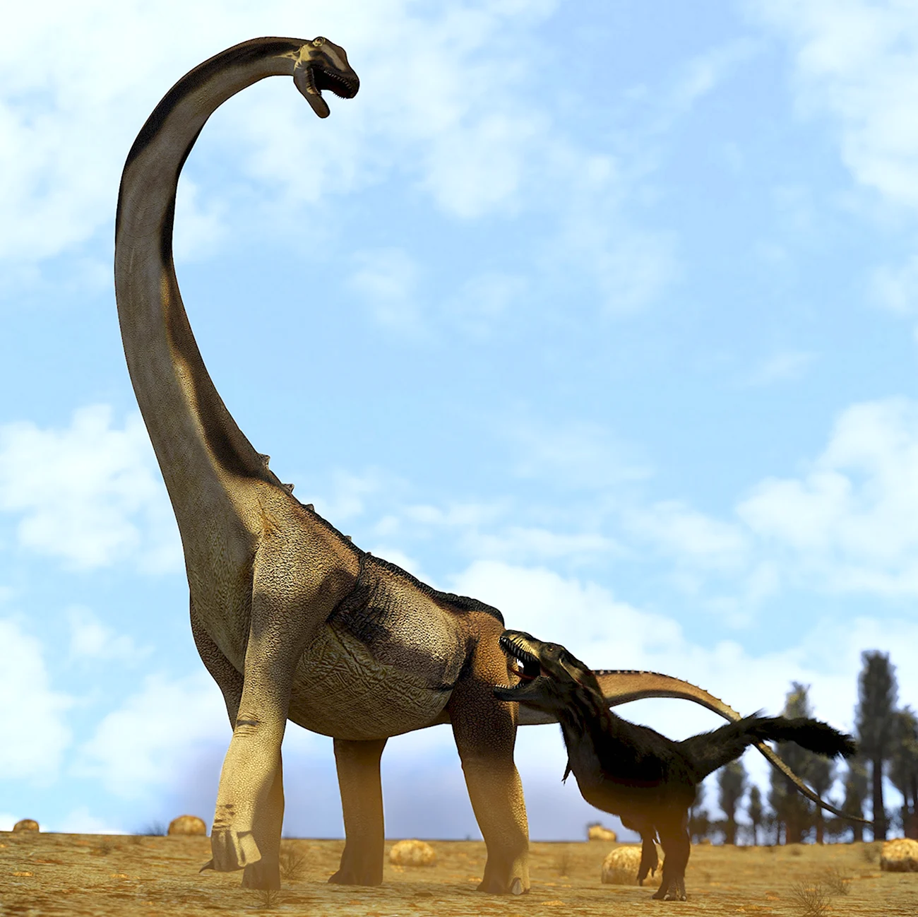 Диплодок Аргентинозавр. Картинка