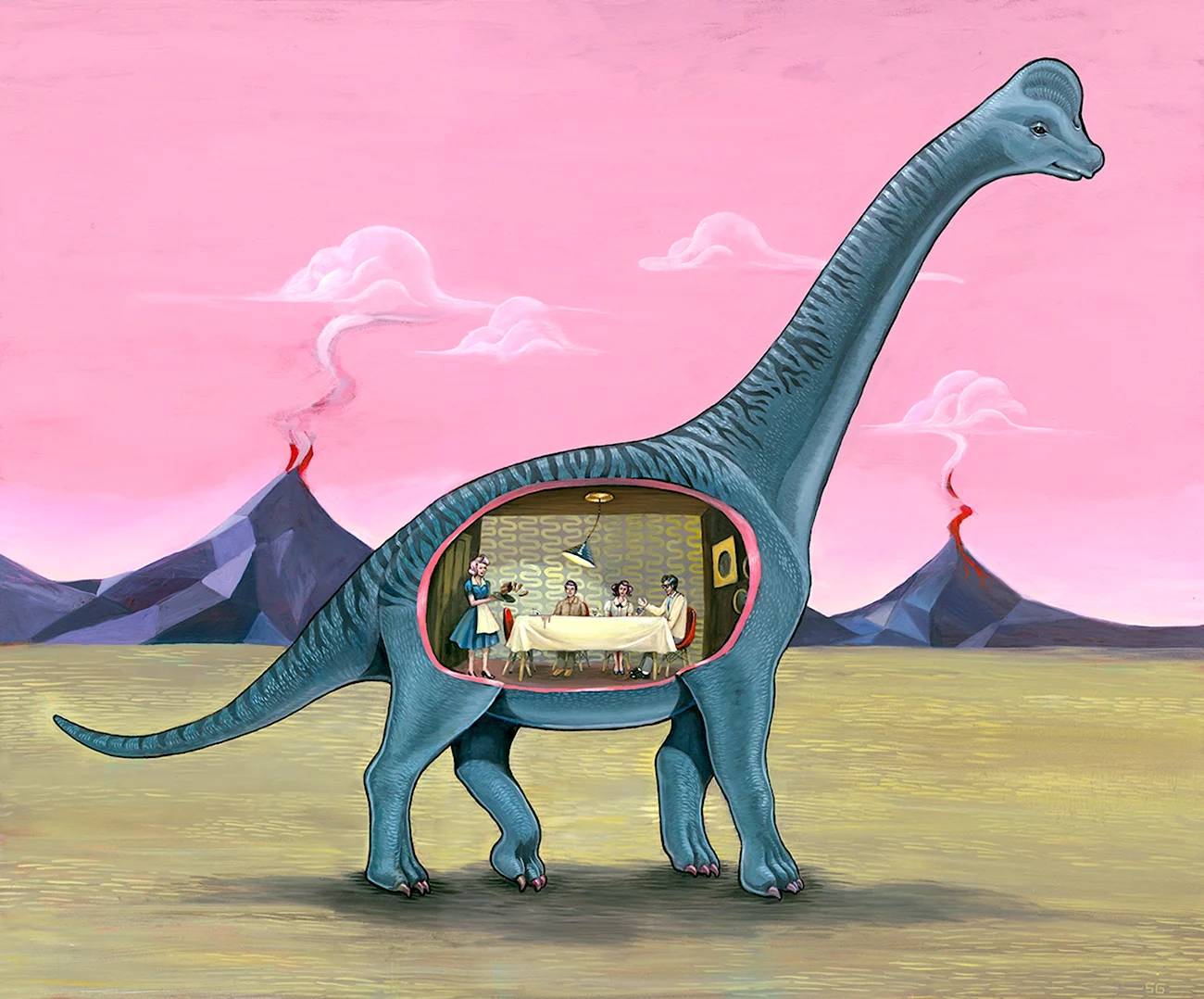 Диплодок Брахиозавр Бронтозавр. Картинка