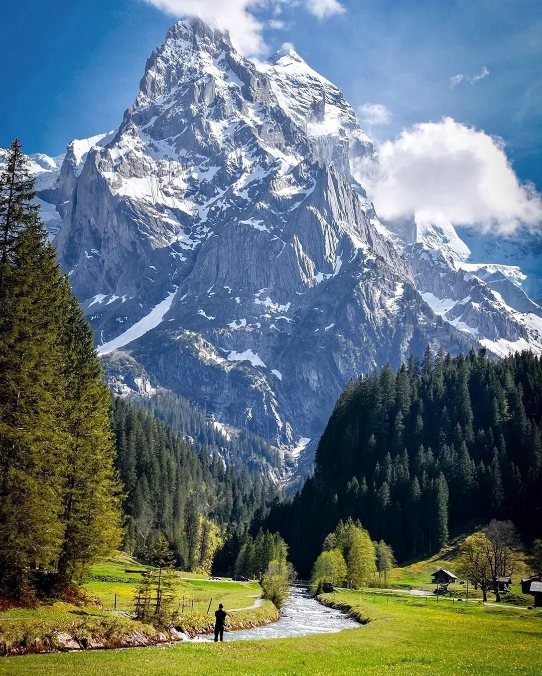 Доломитовые Альпы Швейцария. Красивая картинка