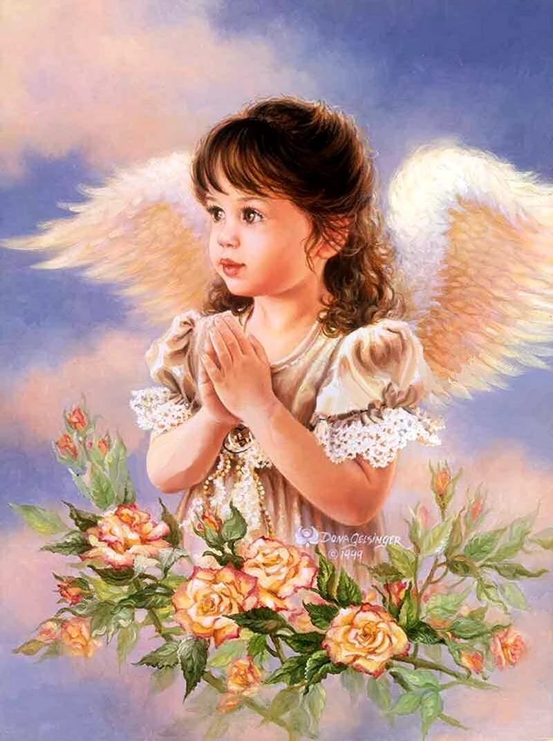 Дона Гельсингер ангелы. Красивая картинка