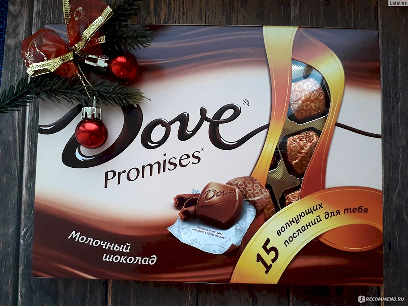 Dove Promises молочный шоколад. Картинка