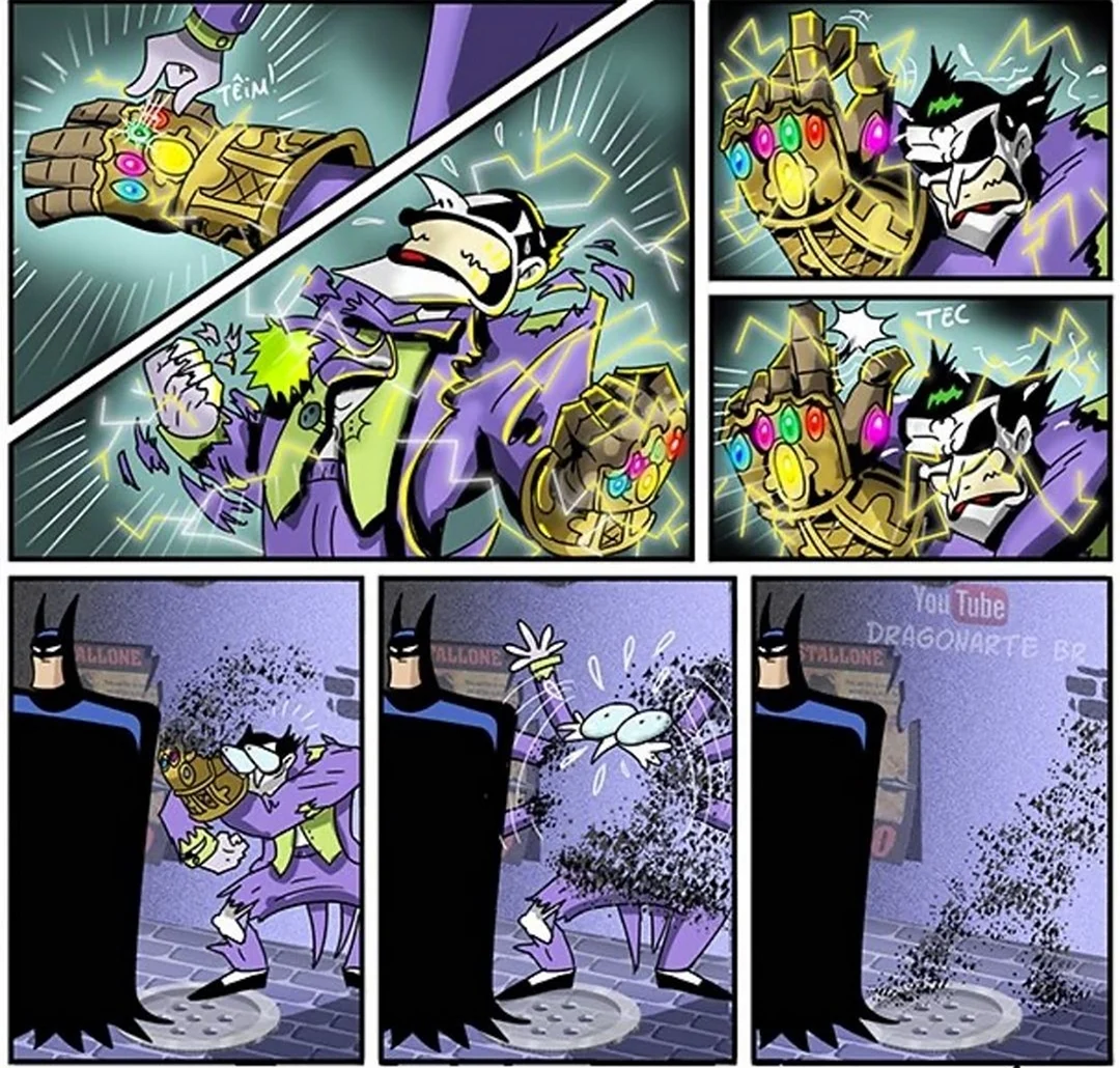 Dragonarte Batman Джокер. Прикольная картинка