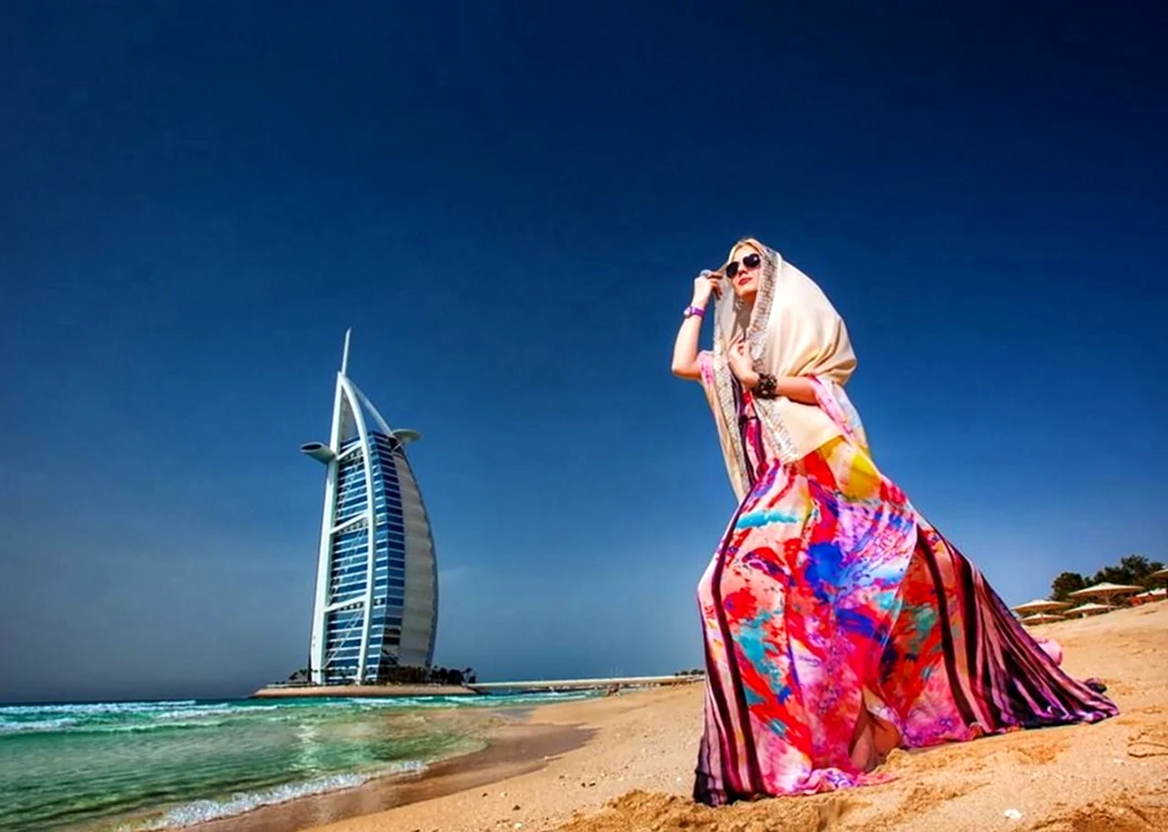 Дубай Абу Даби море. Картинка