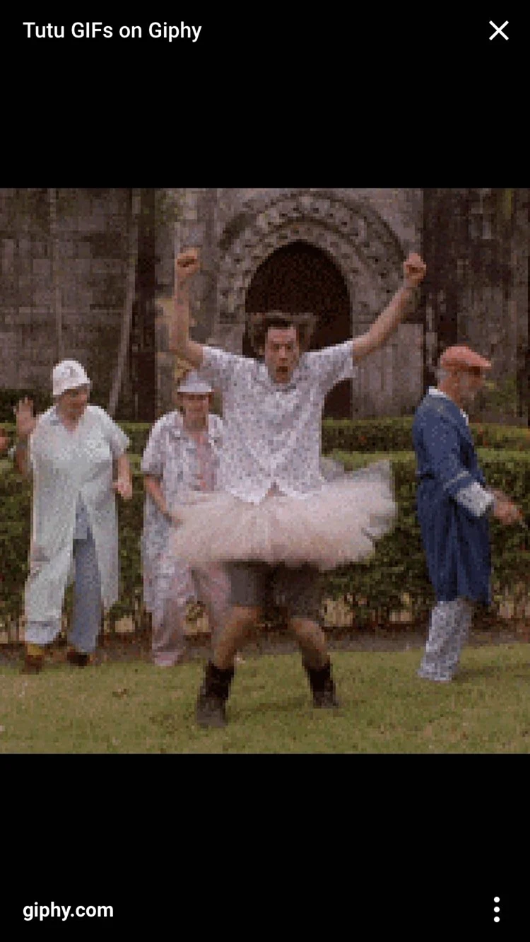 Джим Керри танец. Картинка