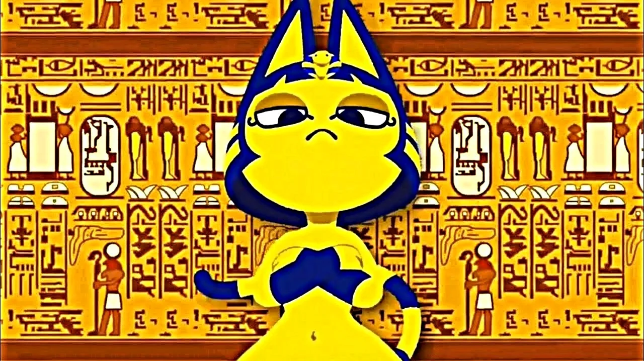 Египетская кошка Анкха. Картинка из мультфильма