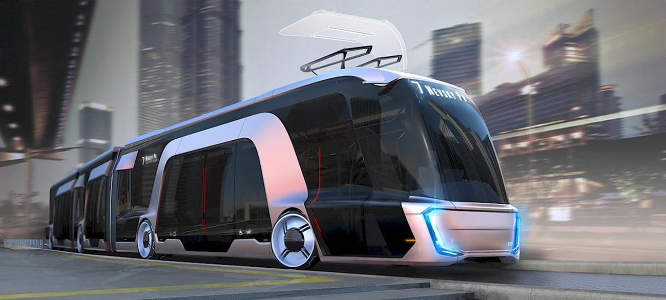 Electrobus ECOTRACE Concept Bus. Картинка