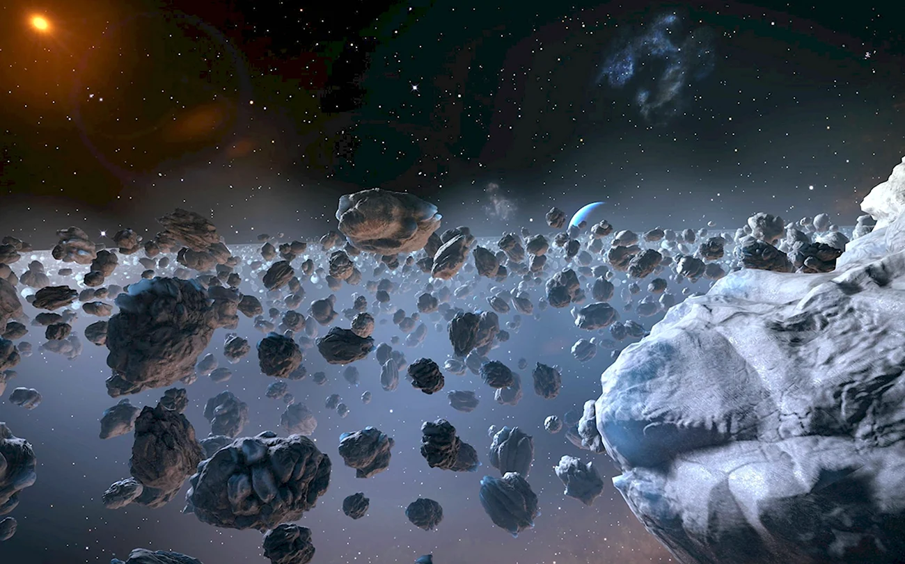 Elite Dangerous астероиды. Картинка
