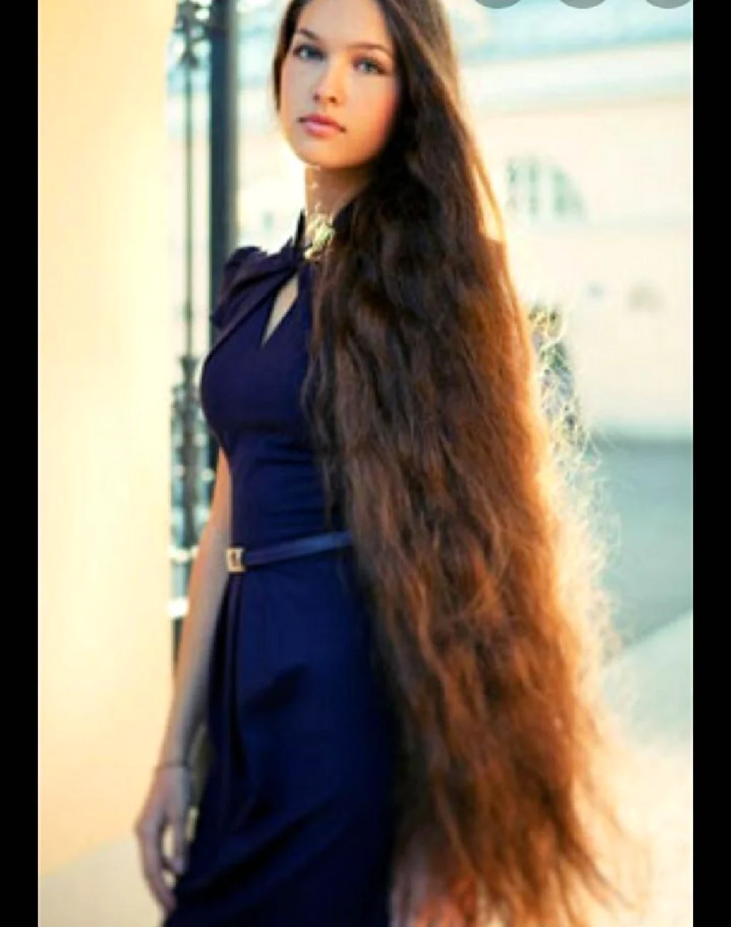 Елизавета Голованова длинные волосы. Красивая девушка