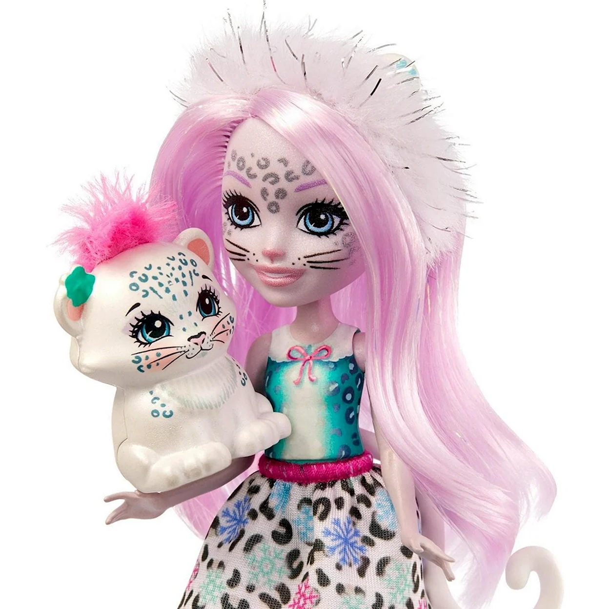 Enchantimals кукла снежный леопард. Игрушка