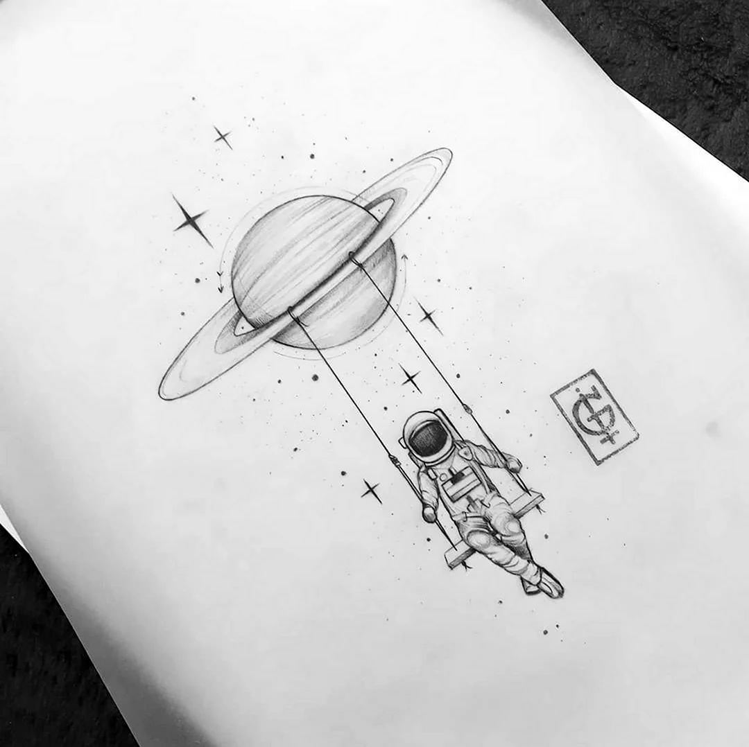 Эскизы татуировок космос. Для срисовки
