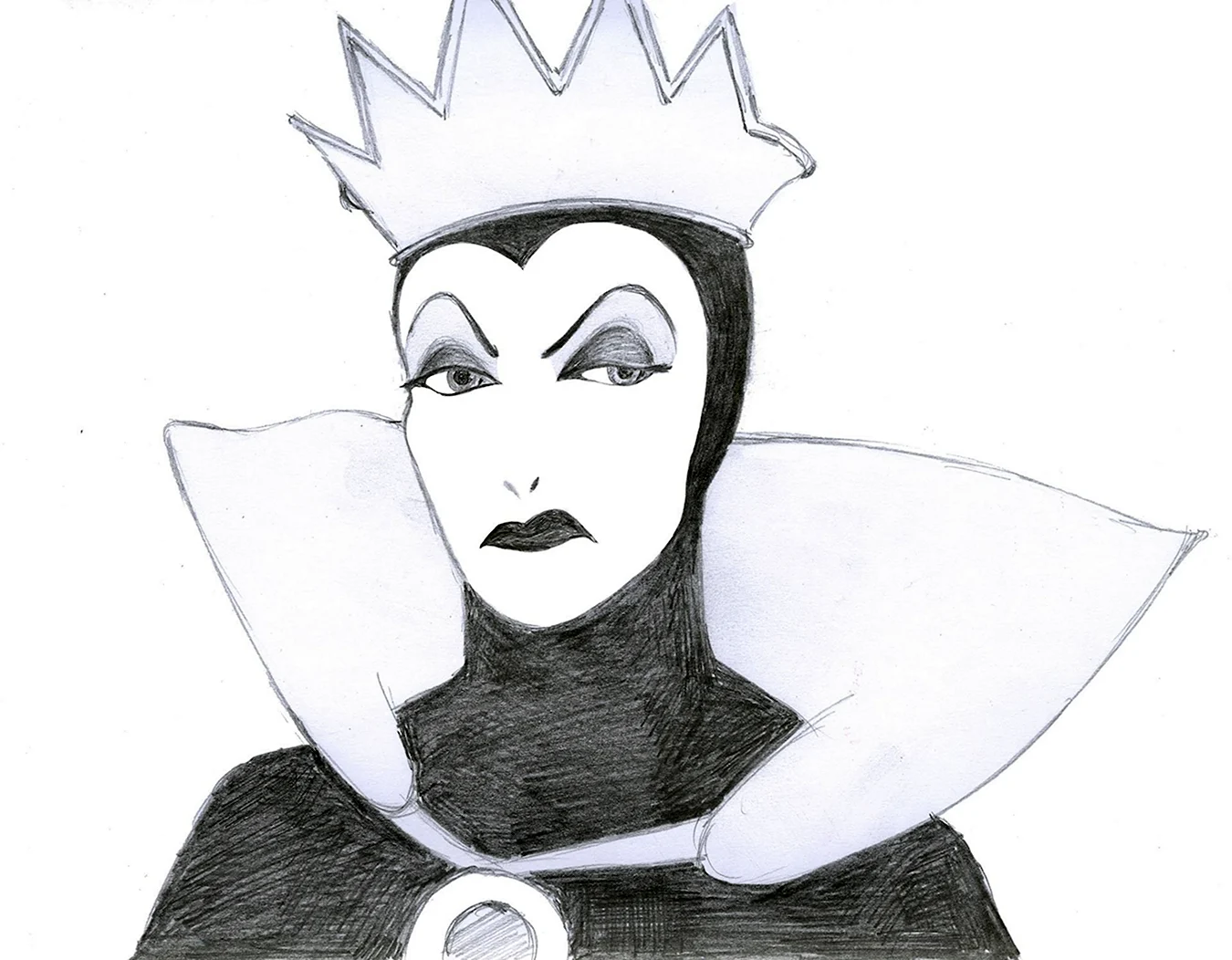 Evil Queen Snow White. Для срисовки