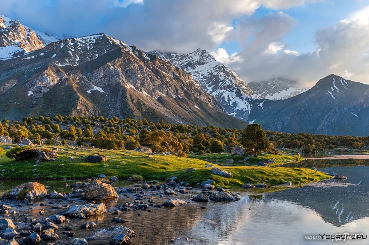 Фанские горы Таджикистан. Красивая картинка