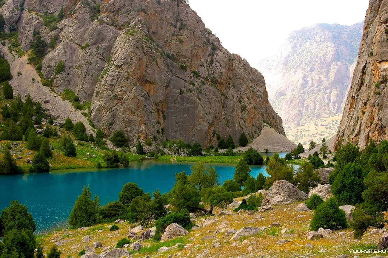 Фанские горы Таджикистан. Красивая картинка
