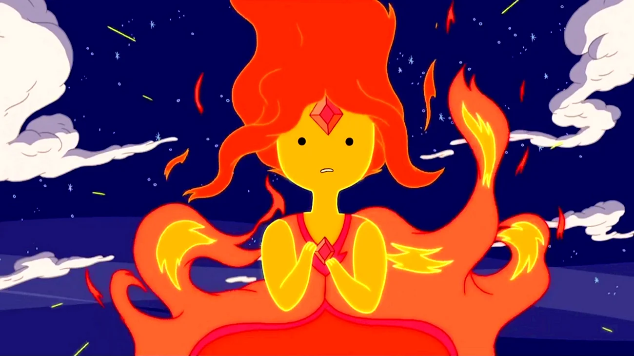 Фиби принцесса пламя. Картинка из мультфильма