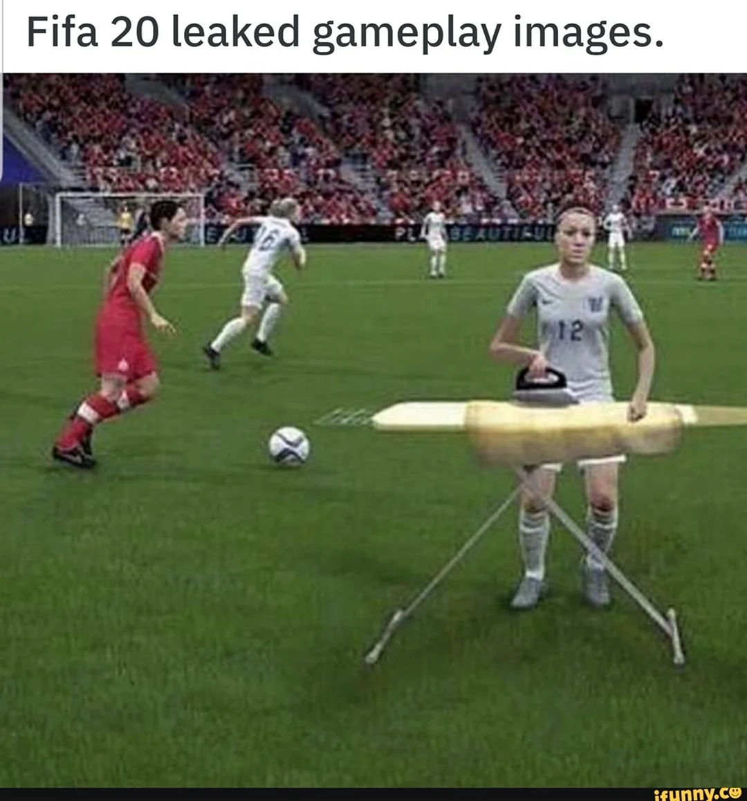 FIFA 21 баги. Мем