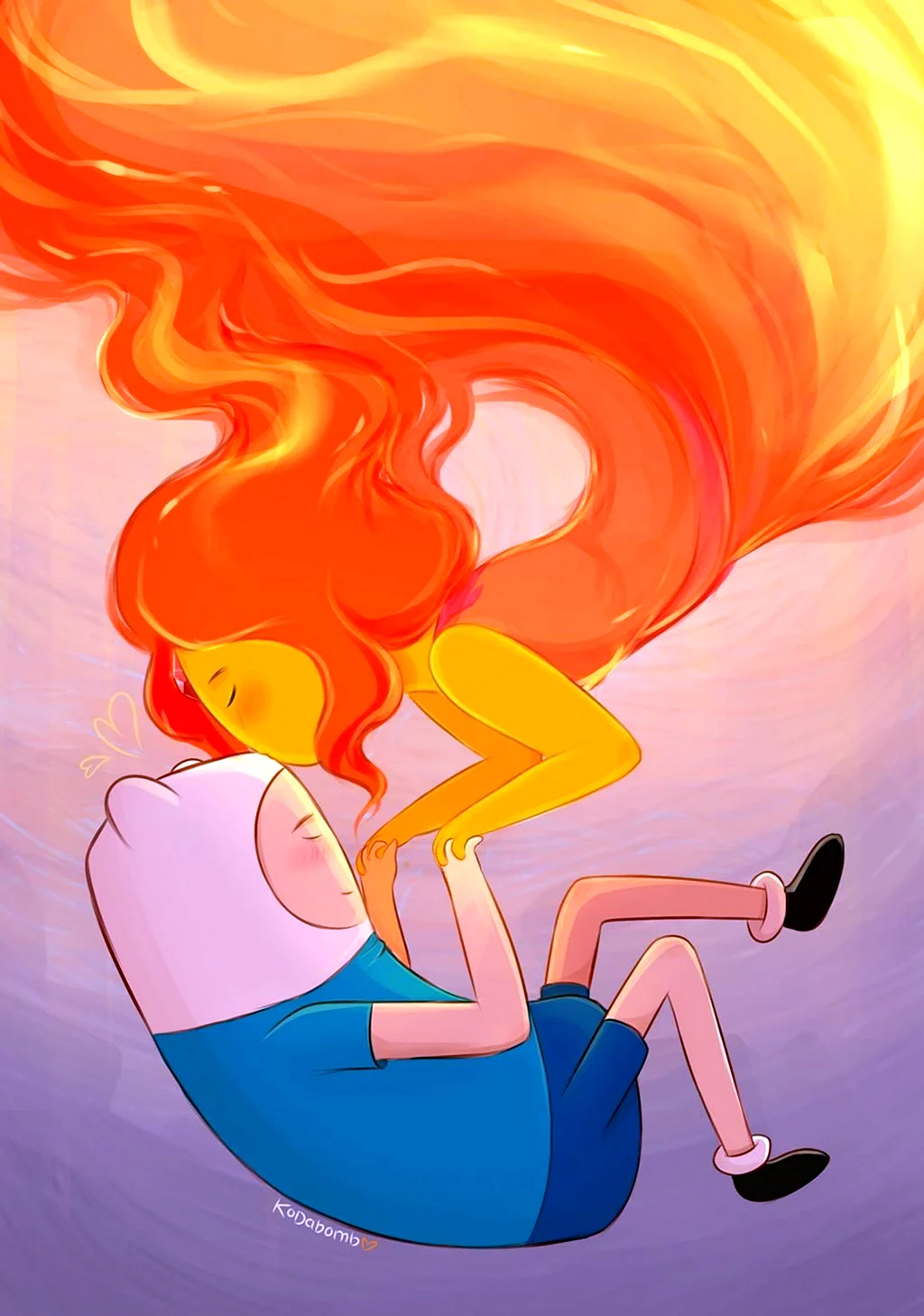 Финн и принцесса пламя 18. Картинка из мультфильма