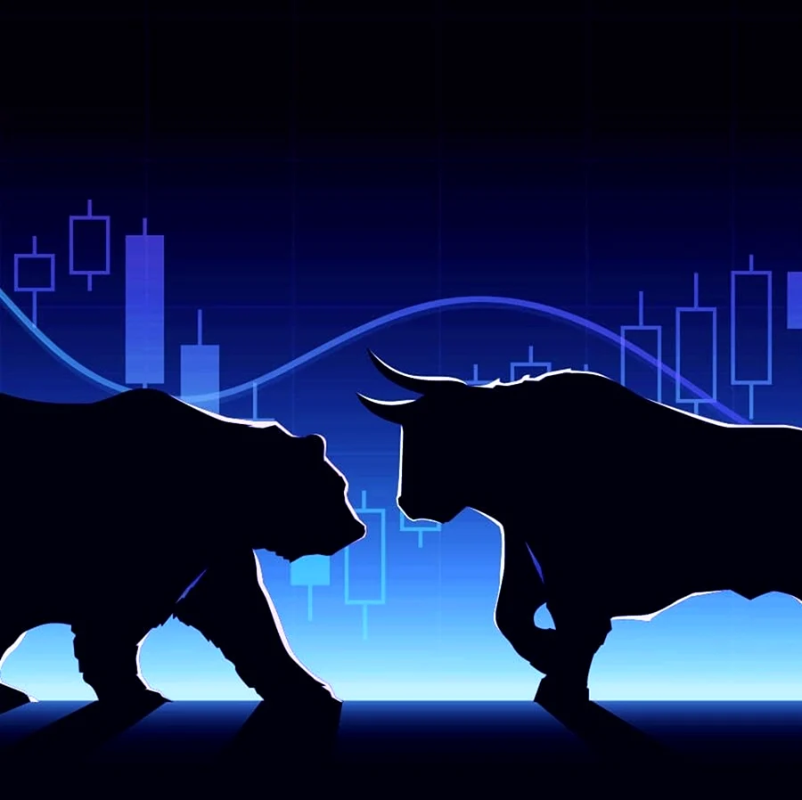 Фондовый рынок быки и медведи. Поздравление