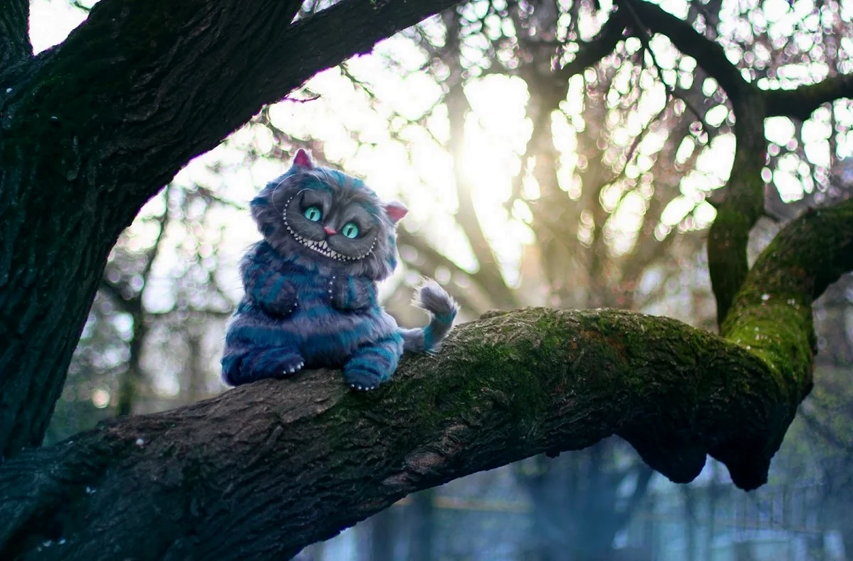 Фото Чеширского кота из Алисы в стране чудес. Картинка