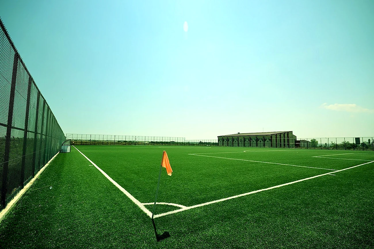 Футбольное поле на Гизельском шоссе. Картинка