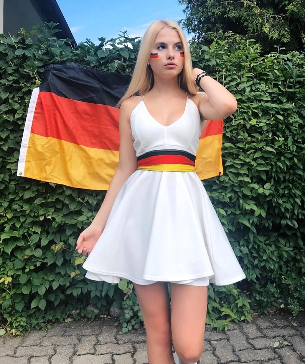 German девушки. Красивая девушка
