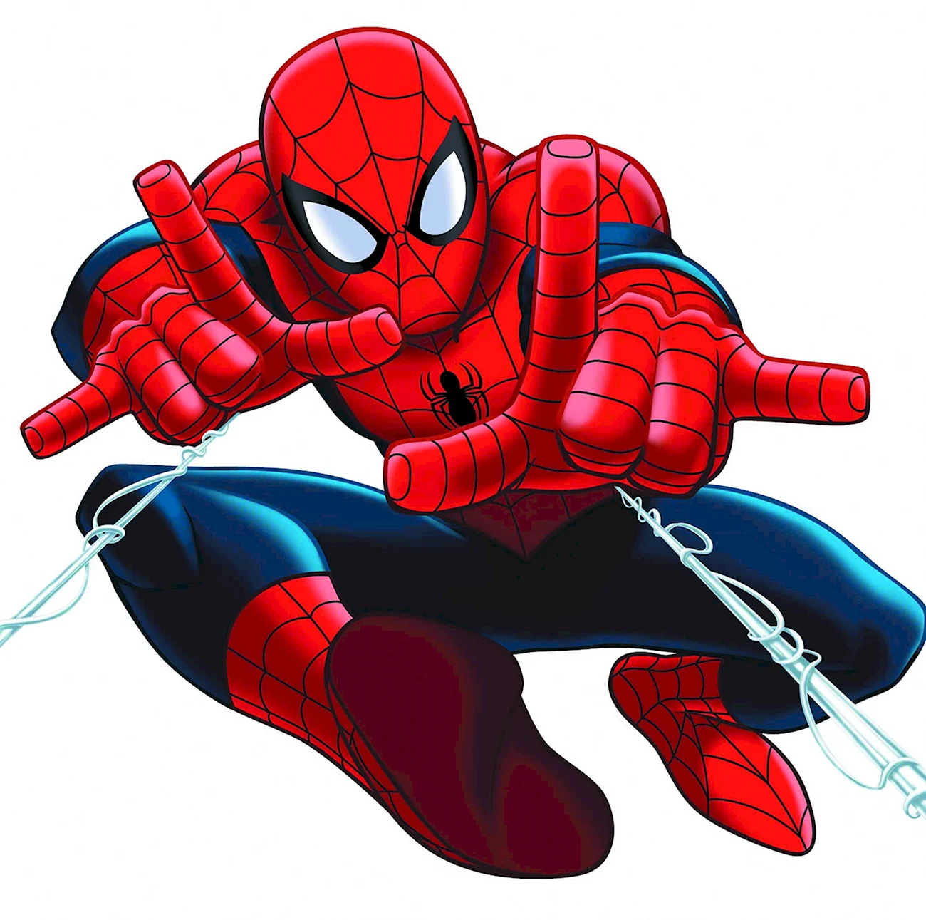 Герои Марвел человек паук. Картинка из мультфильма