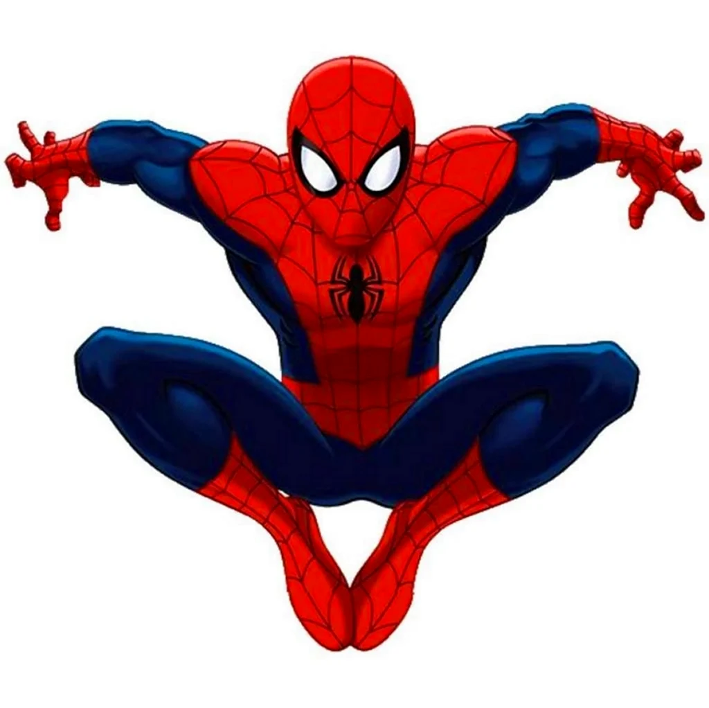 Герои Марвел человек паук. Картинка из мультфильма