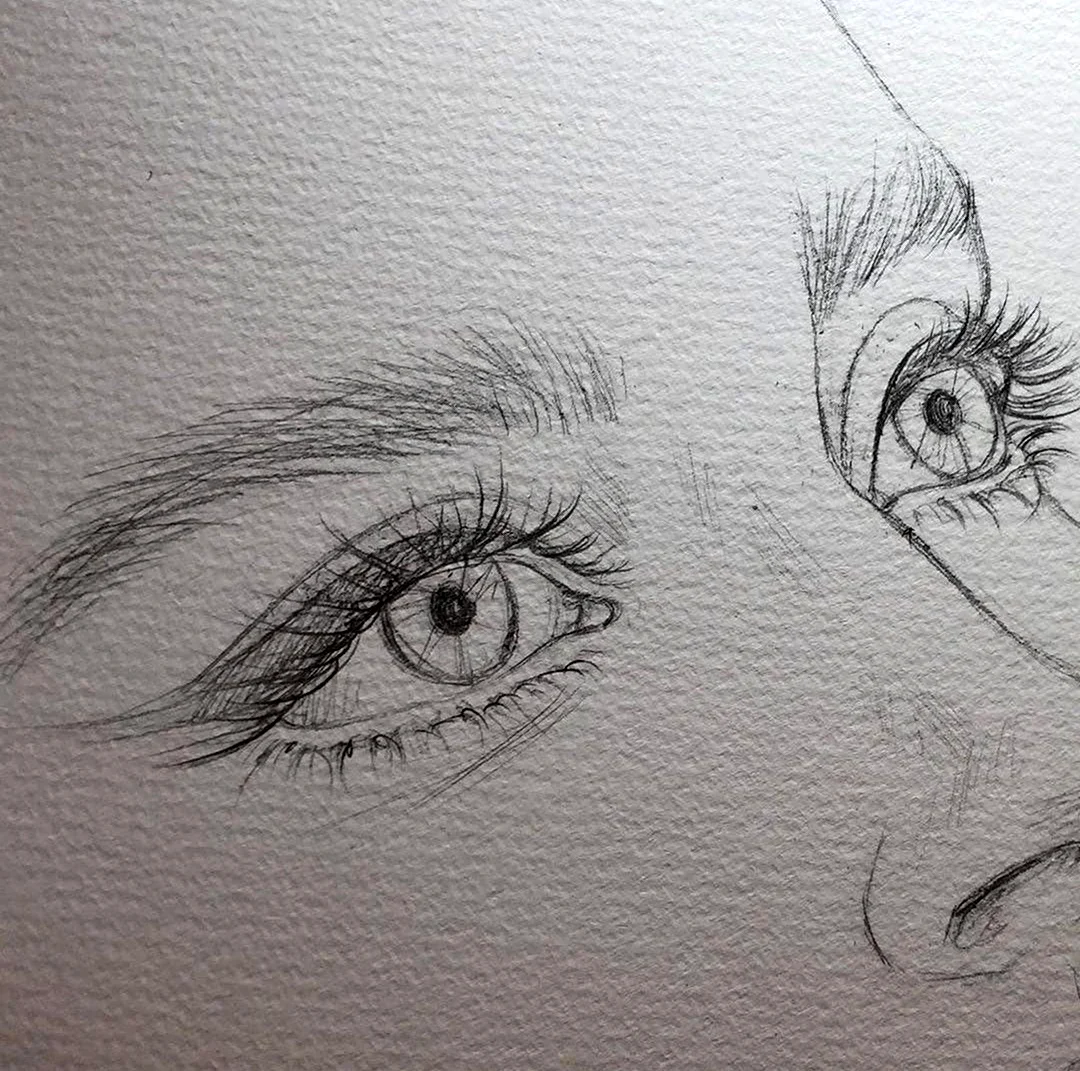 Глаза для рисования карандашом. Для срисовки
